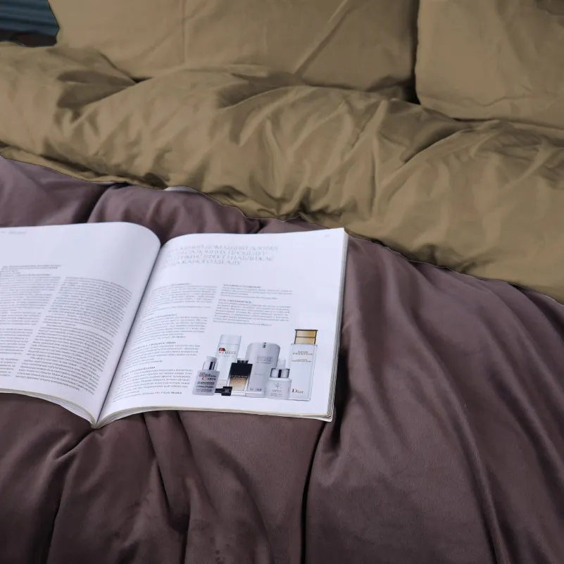 Комплект постільної білизни Велюр Winter Delicate 28-0069 Trombone - 3