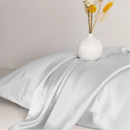 Комплект постільної білизни Satin Light Pro 10-001 Snow White - 4