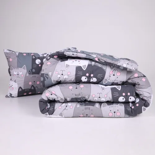 Набір №1284 Сolor Fun Line 17-0543 Hendri Tencel Літо (ковдра + подушка середня)