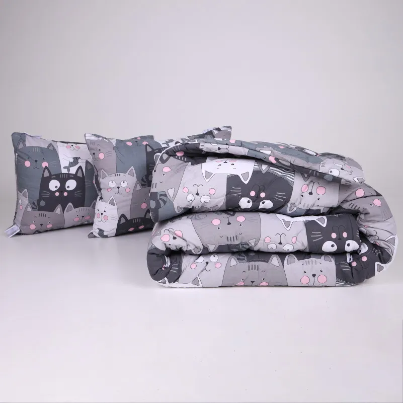 Набір №1285 Сolor Fun Line 17-0543 Hendri Tencel Літо (ковдра + 2 подушки середні)