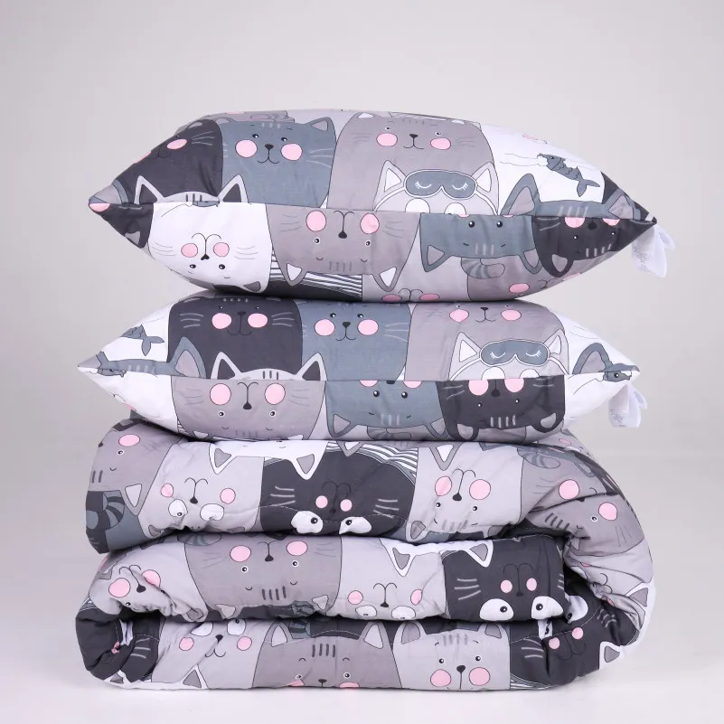 Набір №1285 Сolor Fun Line 17-0543 Hendri Tencel Літо (ковдра + 2 подушки середні) - 3