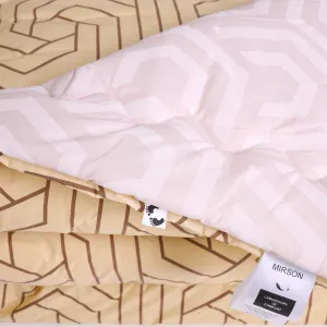 Набір антиалергенний Tencel Зима №3071 Сolor Fun Line (чохол бязь 100%) Geometry (ковдра + 2 середні подушки)