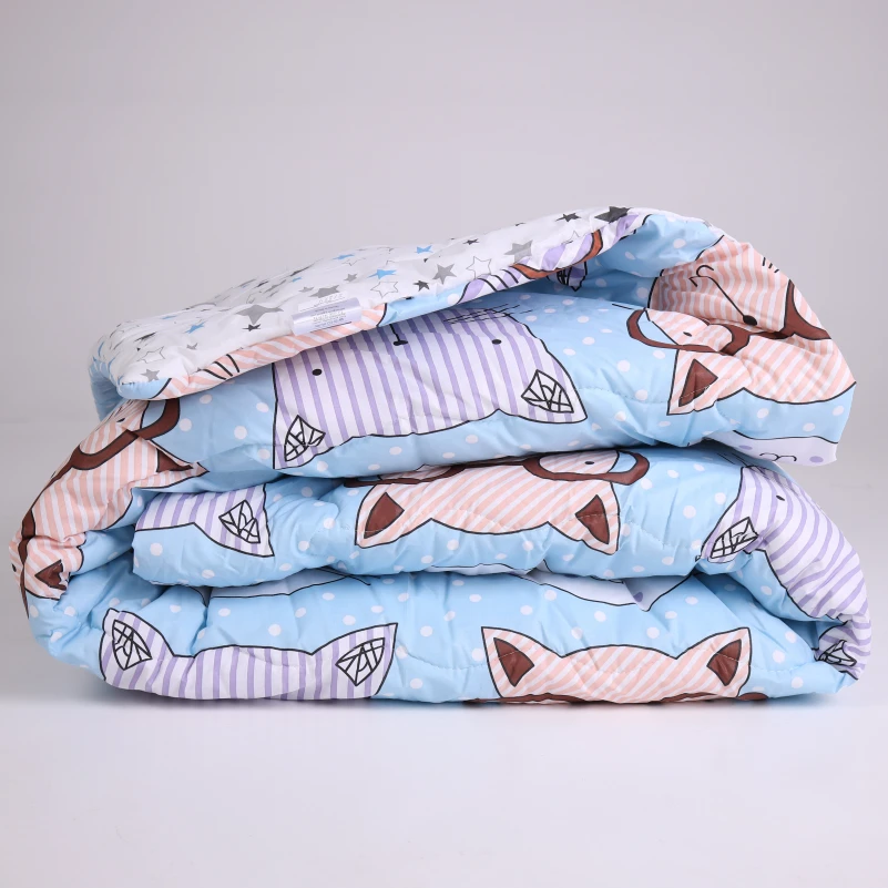 Одеяло антиалергенное Деми №2837 Сolor Fun Line Whales