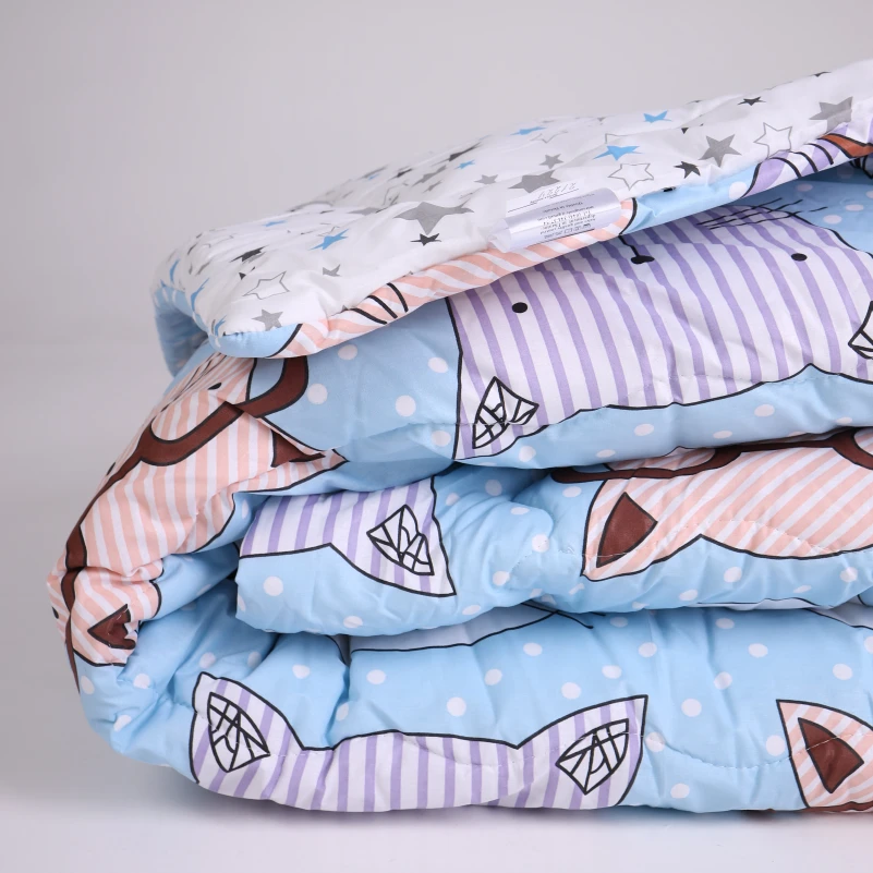 Одеяло антиалергенное Деми №2837 Сolor Fun Line Whales - 2