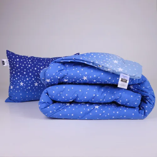 Набір №1231 Сolor Fun Line 17-0432 Milky Way Tencel Літо (ковдра + подушка середня)