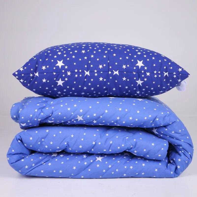 Набір №1233 Сolor Fun Line 17-0432 Milky Way Tencel Демі (ковдра + подушка середня) - 3