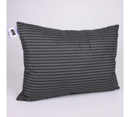 Набір подушок №0112 Сolor Fun Line 17-0611 Stripe Black Tencel (середні) - 2