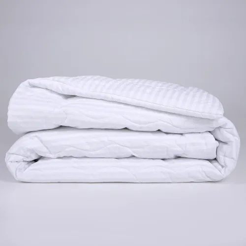 Ковдра антиалергенна Kids Time №171 Сolor Fun Line 17-0605 Stripe White EcoSilk 