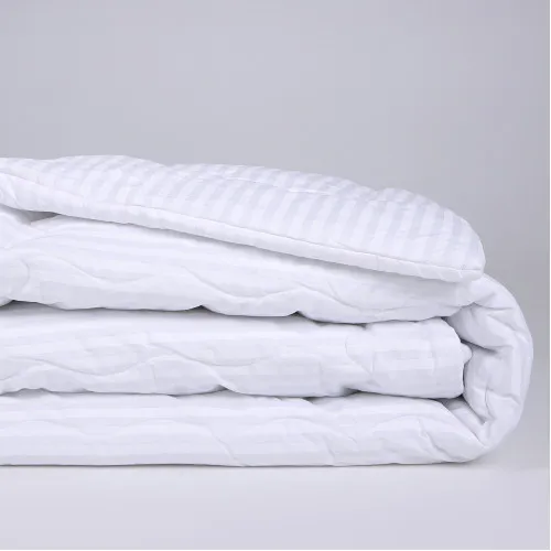 Ковдра антиалергенна Kids Time №171 Сolor Fun Line 17-0605 Stripe White EcoSilk  - 2