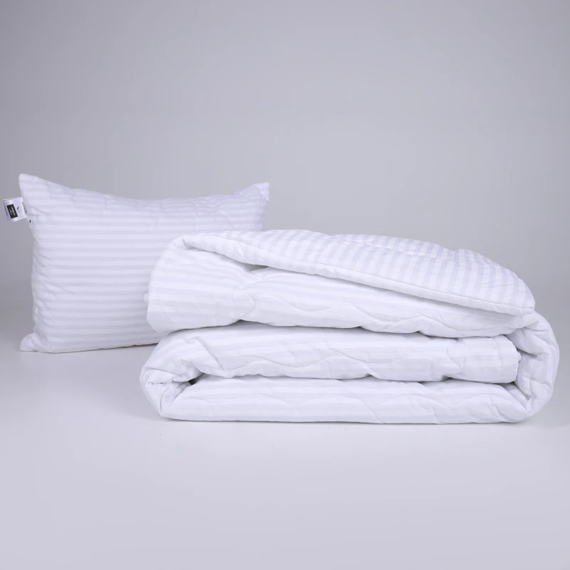 Ковдра бамбукова Kids Time №184 Сolor Fun Line 17-0605 Stripe White Bamboo (Літня) - 2