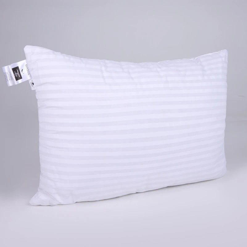 Набір подушок №0118 Сolor Fun Line 17-0605 Stripe White EcoSilk (середні) - 3