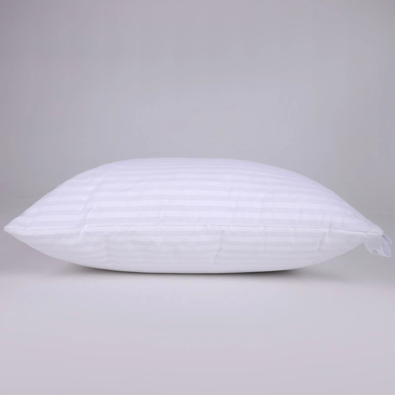 Набір подушок №0118 Сolor Fun Line 17-0605 Stripe White EcoSilk (середні) - 2