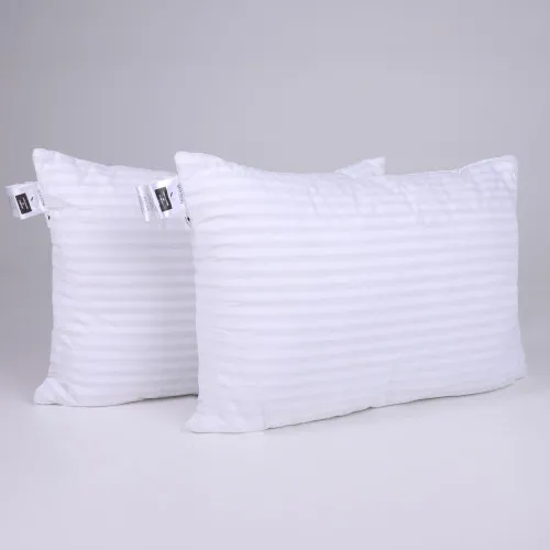 Набор подушек №0123 Сolor Fun Line 17-0605 Stripe White Bamboo (средние)