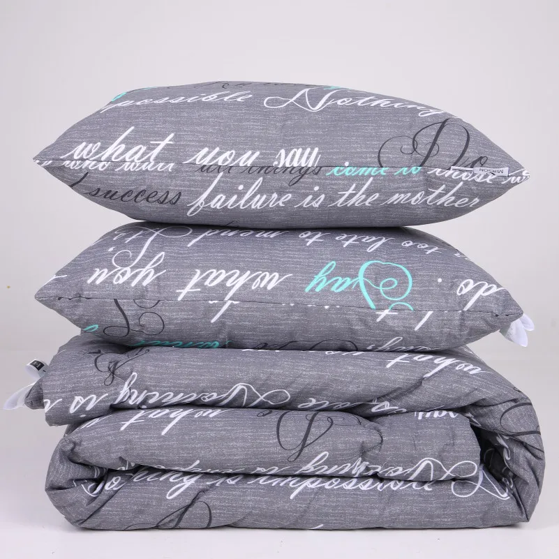 Набір №1188 Сolor Fun Line 17-0003 Tulio Бавовна Зима (ковдра + 2 подушки середні) - 3