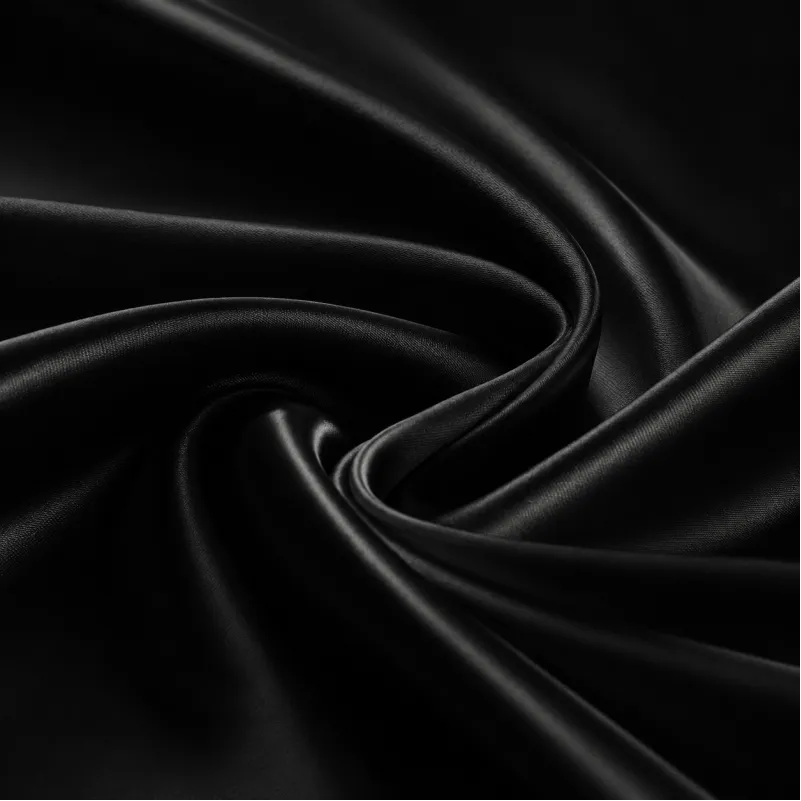 Комплект постільної білизни 100% натуральний шовк сорт Mulberry 30-13 Black Perl - 4