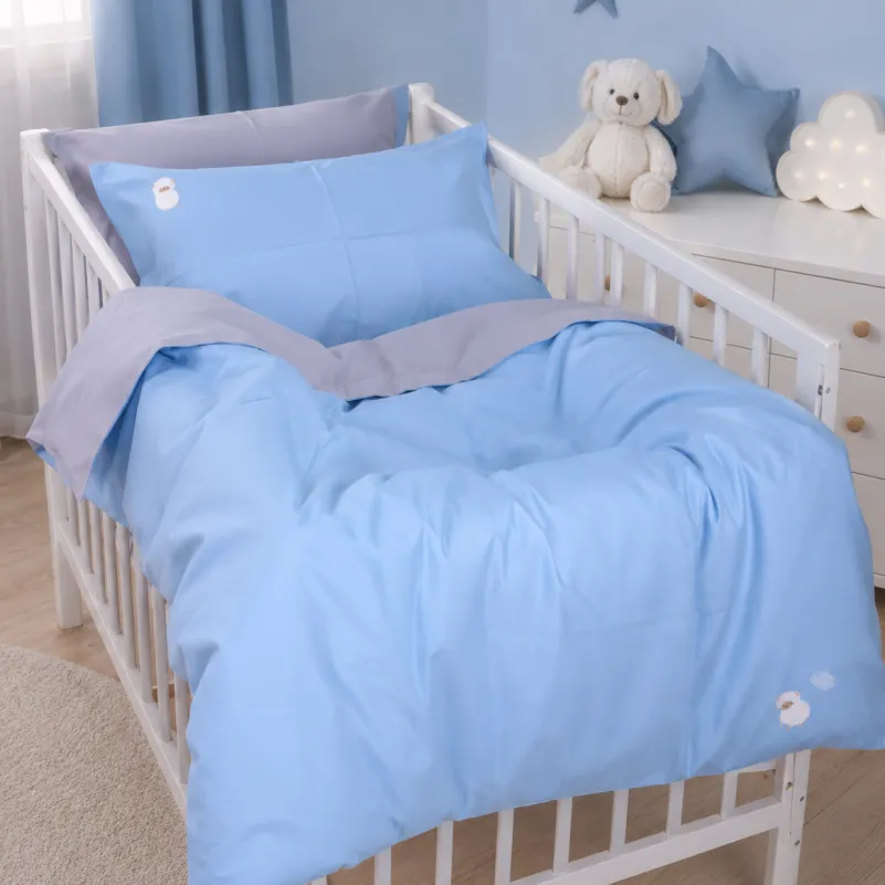 Комплект постільної білизни BABY Poplin Edition Bobby the Sheep 054 + 067 Gerwin - 1