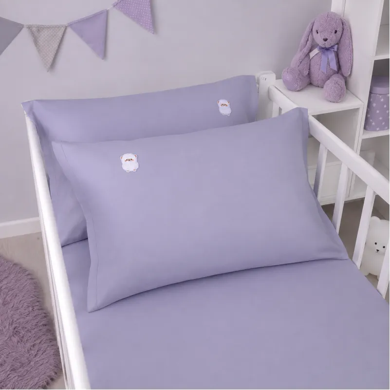 Комплект постільної білизни LITTLE KIDS Poplin Edition Bobby the Sheep 054 Light Gray Фото - 7