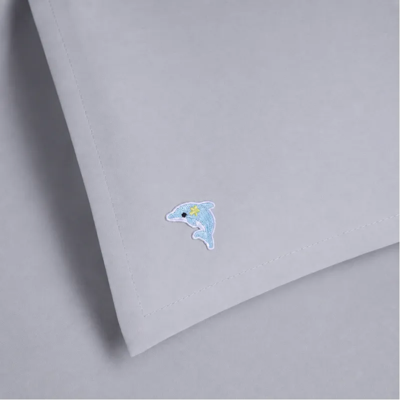 Комплект постільної білизни LITTLE KIDS Poplin Edition Ocean 054 Light Gray Фото - 6