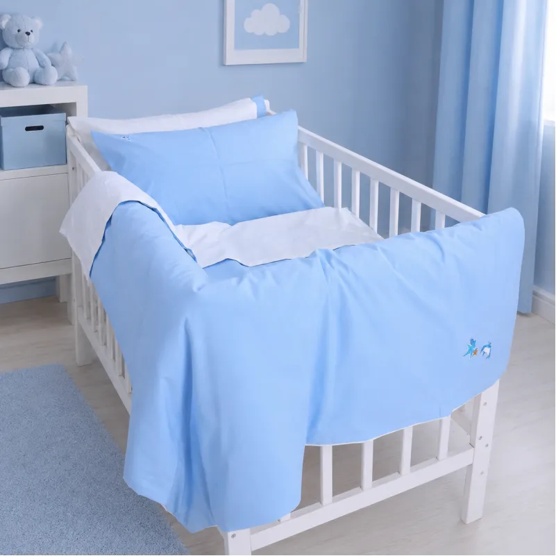 Комплект постельного белья BABY Poplin Edition Ocean 002 + 067 Maricel - 1