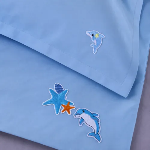 Комплект постільної білизни BABY Poplin Edition Ocean 054 + 067 Gerwin - 1