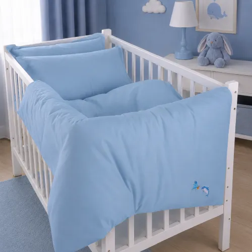 Комплект постельного белья BABY Poplin Edition Ocean 067 Green wave - 2