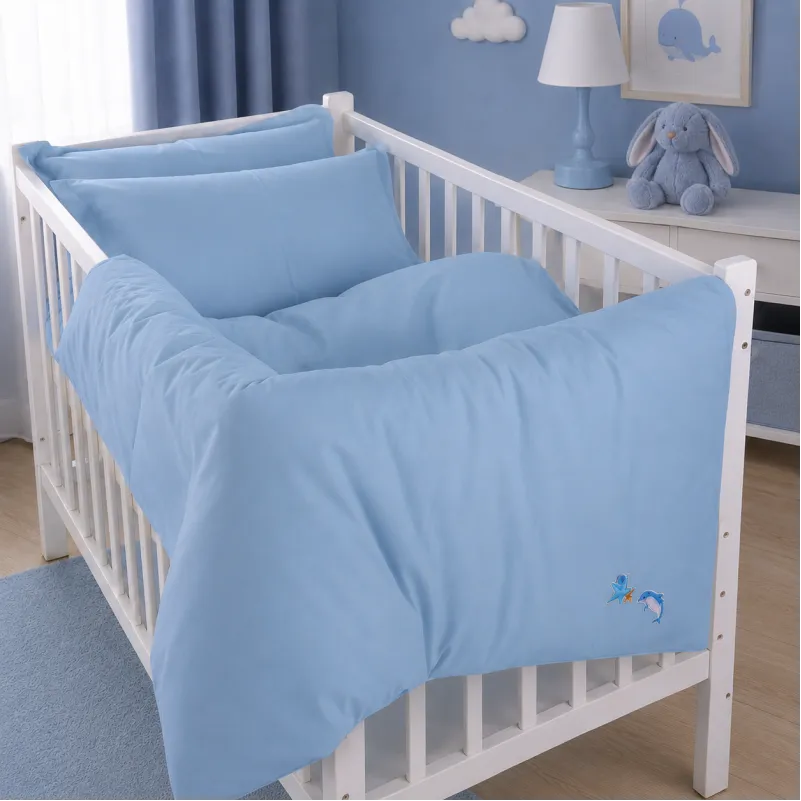 Комплект постільної білизни BABY Poplin Edition Ocean 067 Green wave - 1