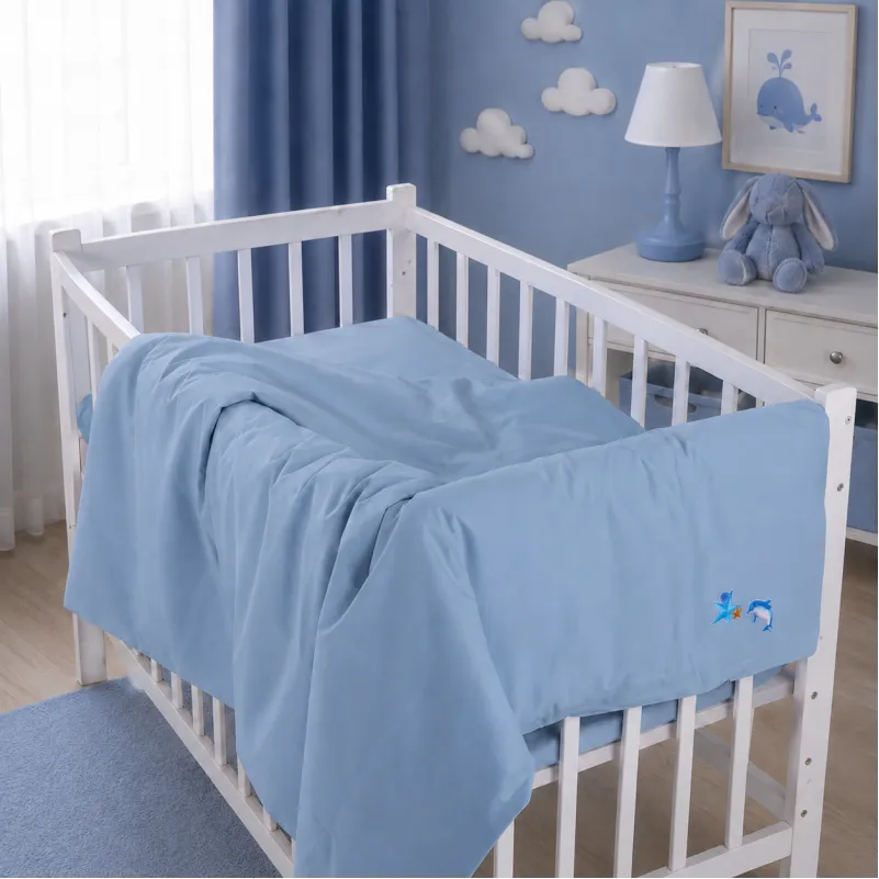 Комплект постільної білизни BABY Poplin Edition Ocean 067 Green wave Фото - 7
