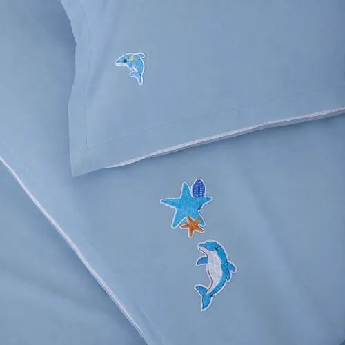 Комплект постельного белья BABY Poplin Edition Ocean 067 Green wave - 1