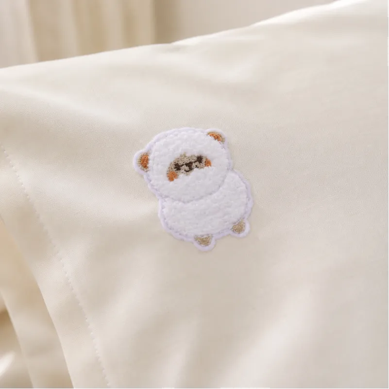 Комплект постельного белья BABY Poplin Edition Bobby the Sheep 002 Milky White Фото - 10