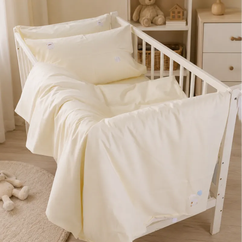 Комплект постельного белья BABY Poplin Edition Bobby the Sheep 002 Milky White - 1