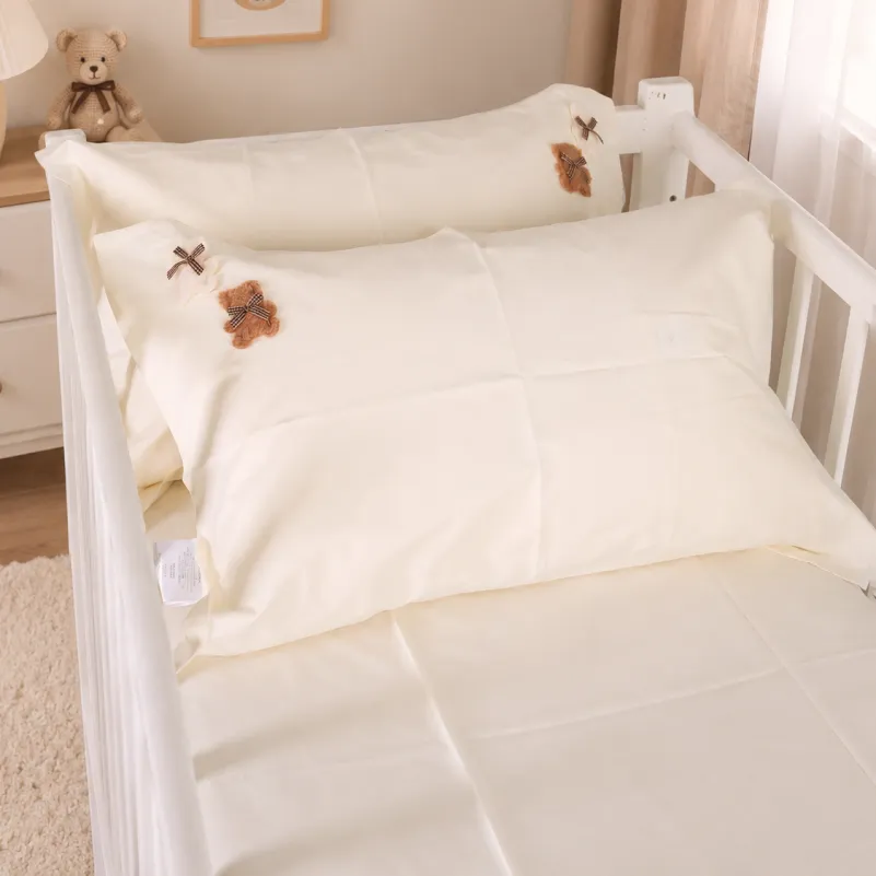 Комплект постельного белья BABY Poplin Edition Teddy Bear 002 Milky White Фото - 6