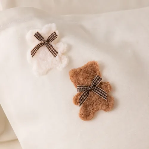 Комплект постільної білизни BABY Poplin Edition Teddy Bear 002 Milky White - 1