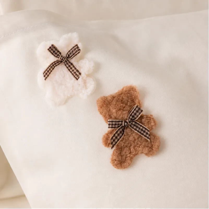 Комплект постельного белья BABY Poplin Edition Teddy Bear 002 Milky White