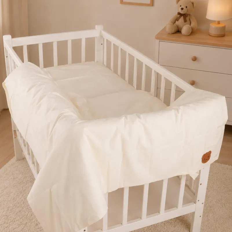 Комплект постельного белья BABY Poplin Edition Teddy Bear 002 Milky White Фото - 7