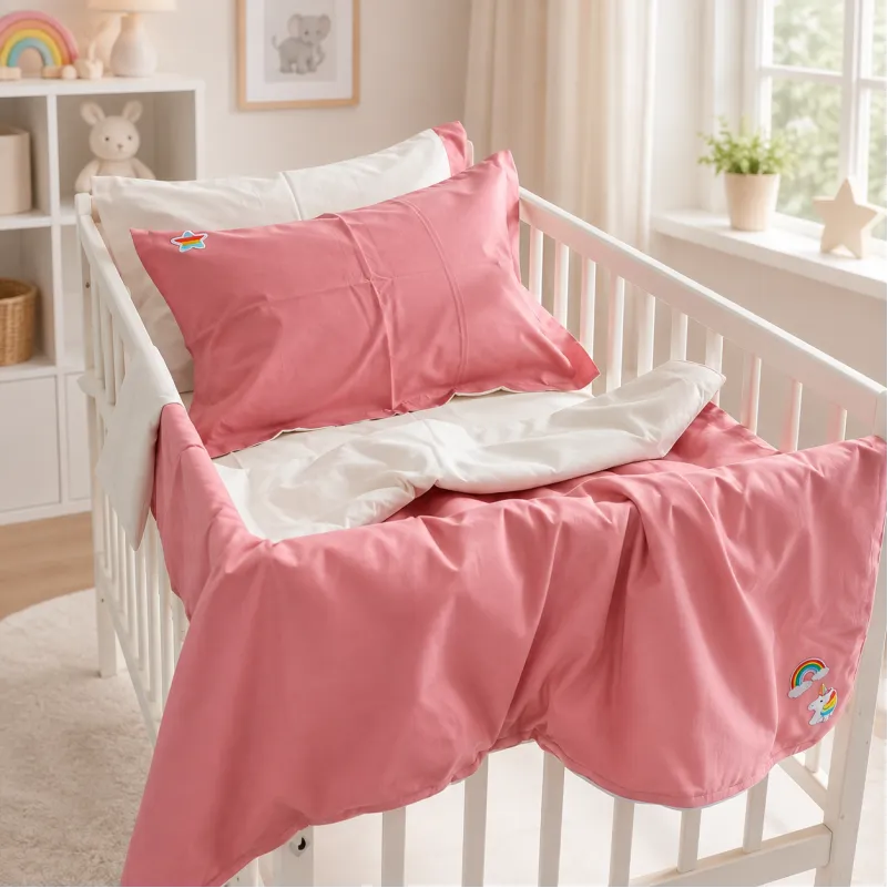 Комплект постельного белья BABY Poplin Edition Unicorn 002 + 041 Jamila - 1
