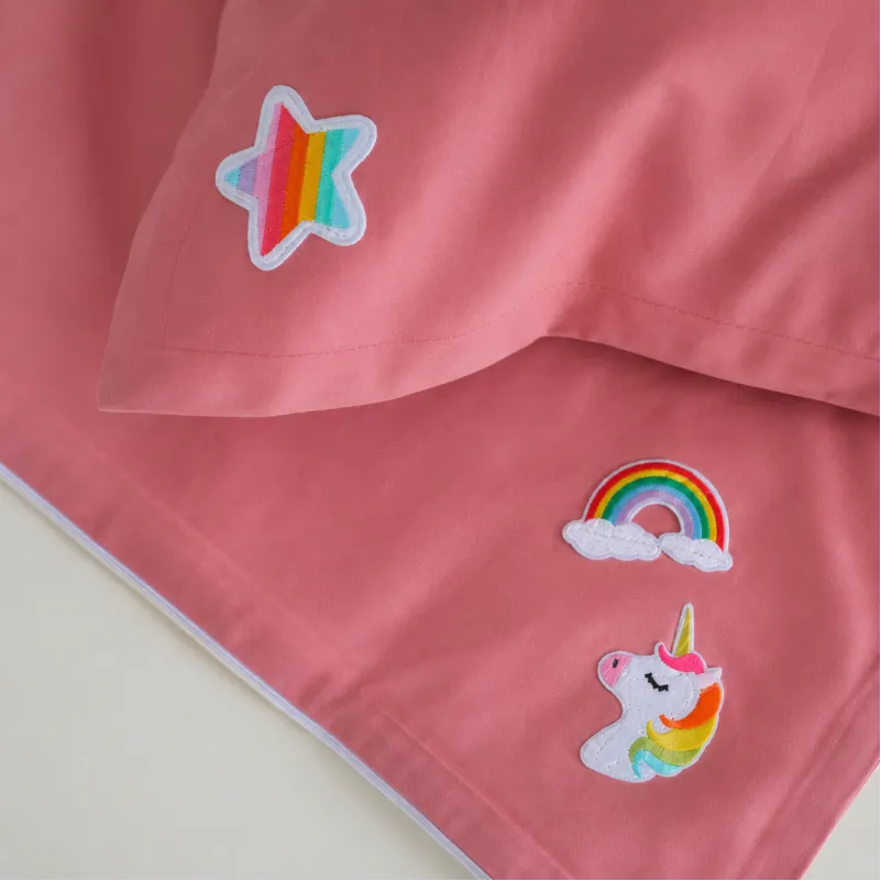 Комплект постельного белья BABY Poplin Edition Unicorn 002 + 041 Jamila