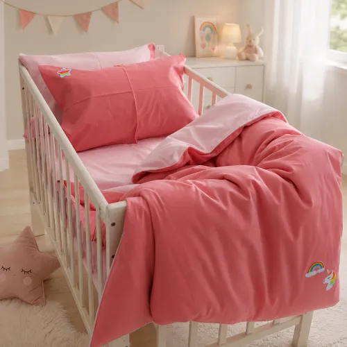 Комплект постільної білизни LITTLE KIDS Poplin Edition Unicorn 018 + 041 Dahlia - 2