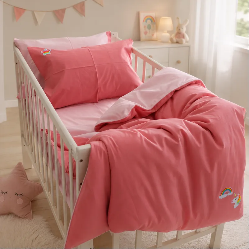 Комплект постільної білизни LITTLE KIDS Poplin Edition Unicorn 018 + 041 Dahlia - 1