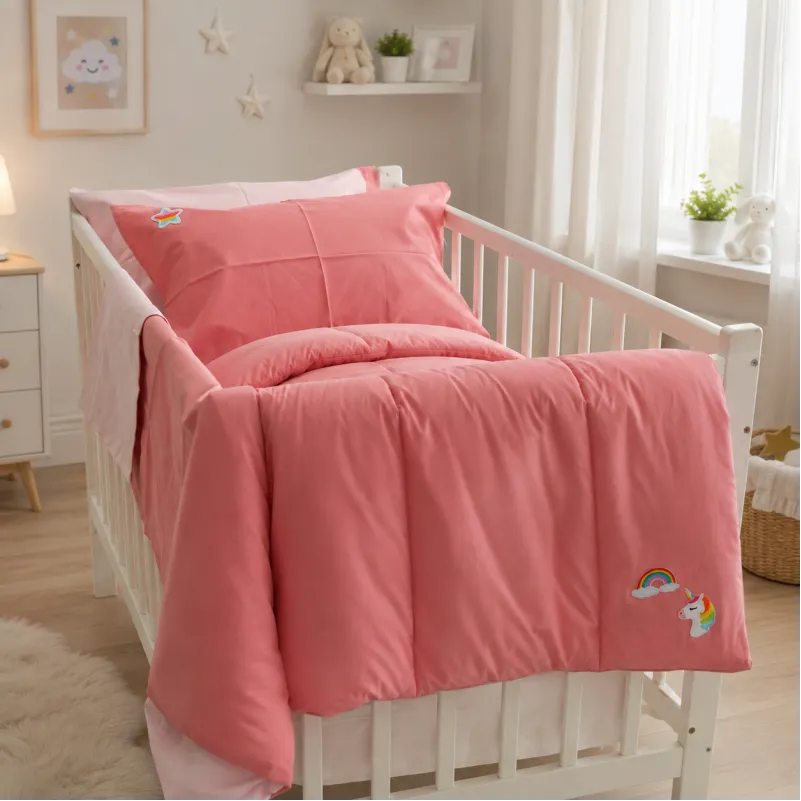 Комплект постельного белья BABY Poplin Edition Unicorn 018 + 041 Dahlia - 1