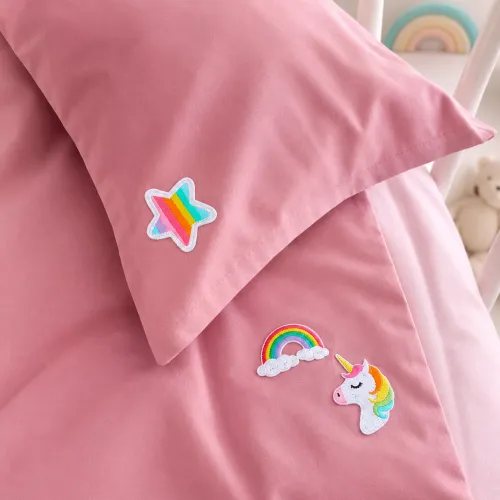 Комплект постільної білизни BABY Poplin Edition Unicorn 018 + 041 Dahlia - 1