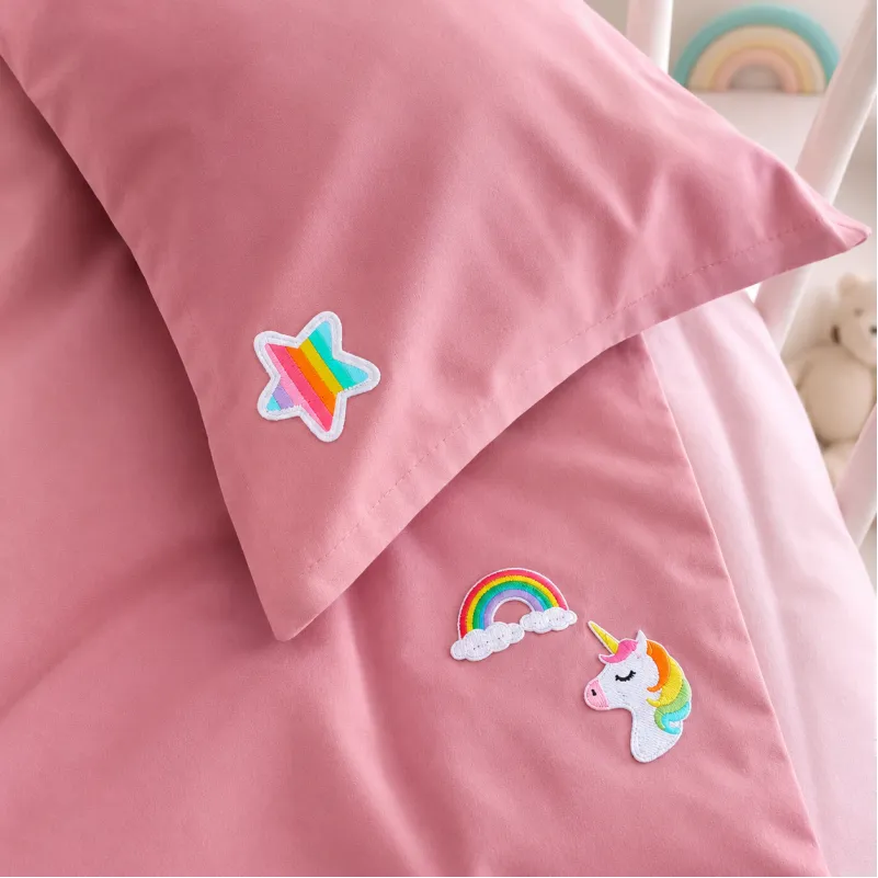 Комплект постельного белья BABY Poplin Edition Unicorn 018 + 041 Dahlia