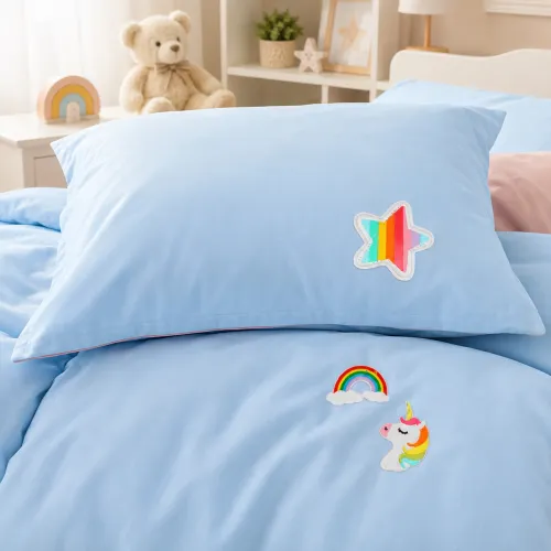 Комплект постельного белья BABY Poplin Edition Unicorn 041 + 067 Tristan - 1