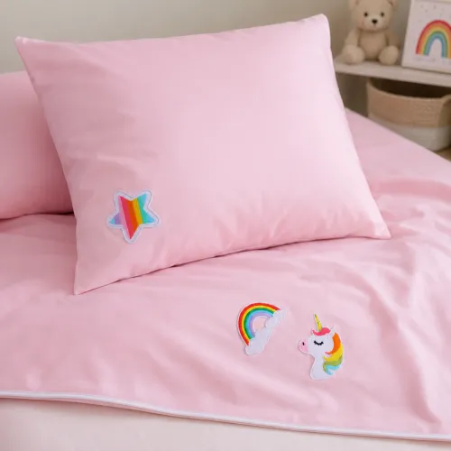 Комплект постільної білизни BABY Poplin Edition Unicorn 002 + 018 Abegail - 1