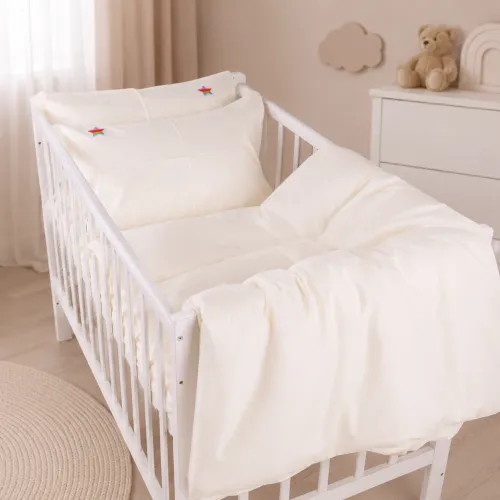 Комплект постільної білизни LITTLE KIDS Poplin Edition Unicorn 002 Milky White - 2