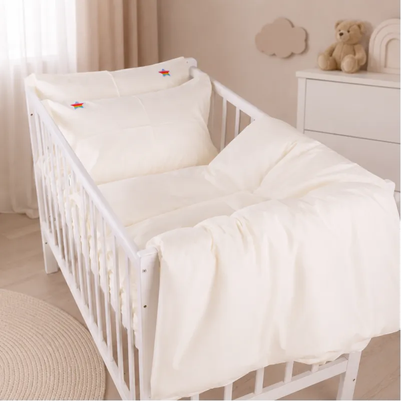 Комплект постільної білизни LITTLE KIDS Poplin Edition Unicorn 002 Milky White - 1