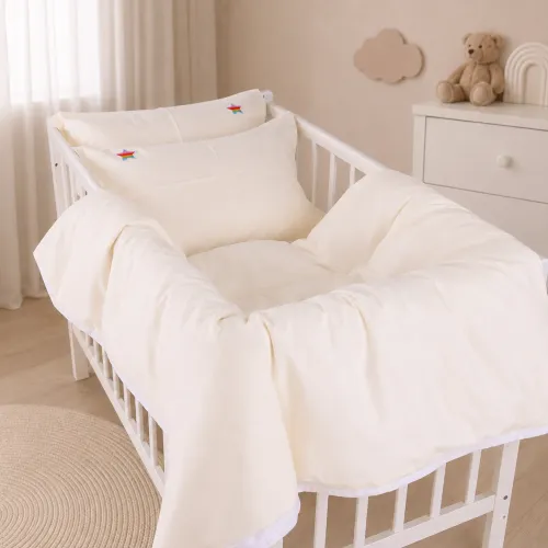 Комплект постільної білизни BABY Poplin Edition Unicorn 002 Milky White - 2