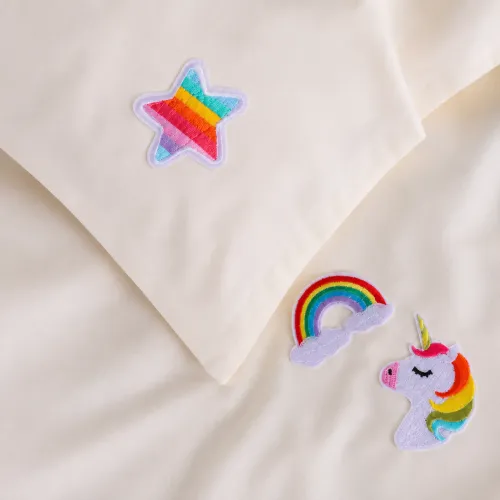 Комплект постільної білизни BABY Poplin Edition Unicorn 002 Milky White - 1
