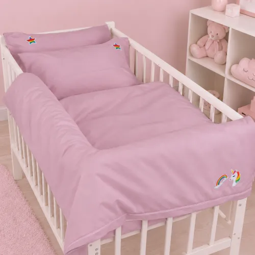 Комплект постільної білизни BABY Poplin Edition Unicorn 041 Wild rose - 2