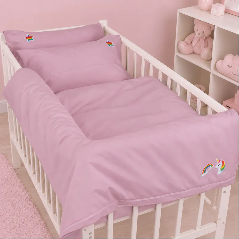 Комплект постельного белья BABY Poplin Edition Unicorn 041 Wild rose - 1