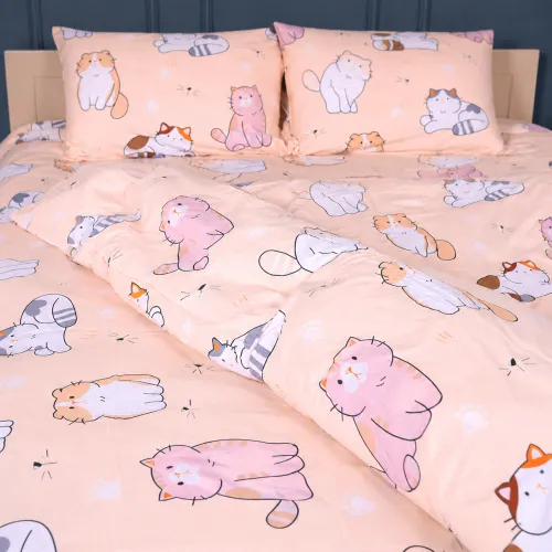 Комплект постільної білизни Ranforce Elite 17-0665 Cream Kittens - 4